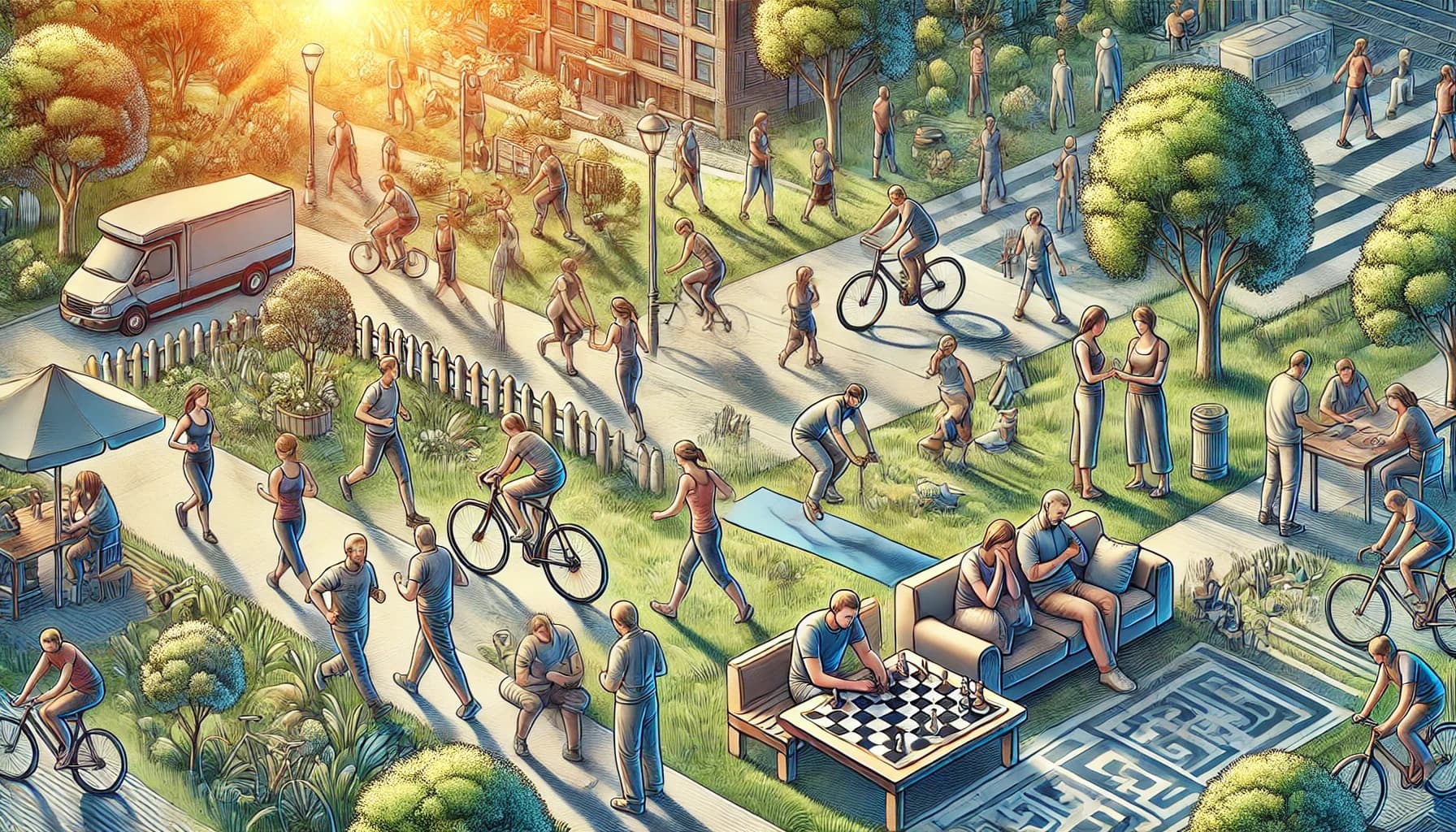 Person living a fulfilling life despite Alzheimer’s, surrounded by family and friends