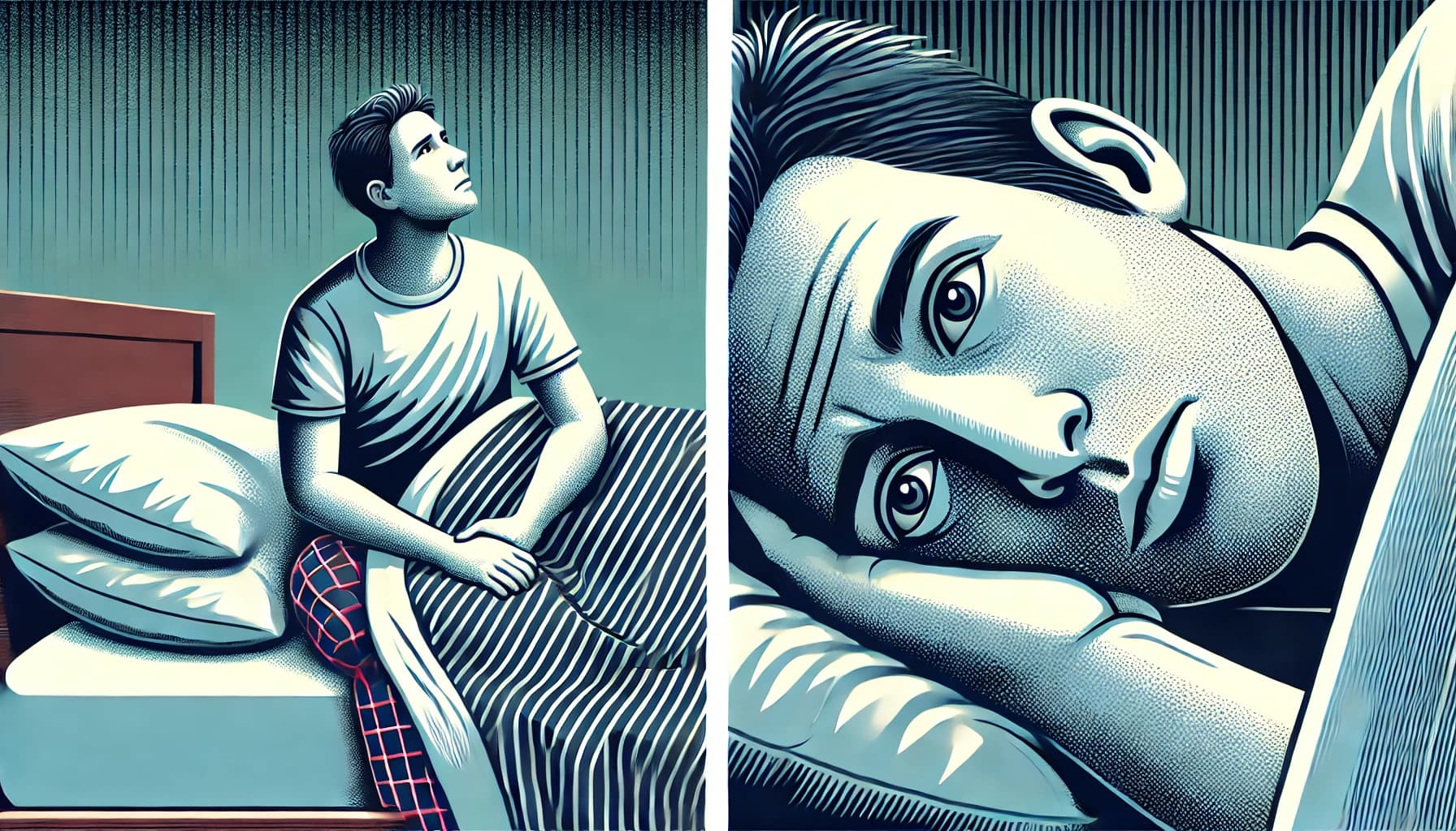 Person with sleep disturbances or fatigue