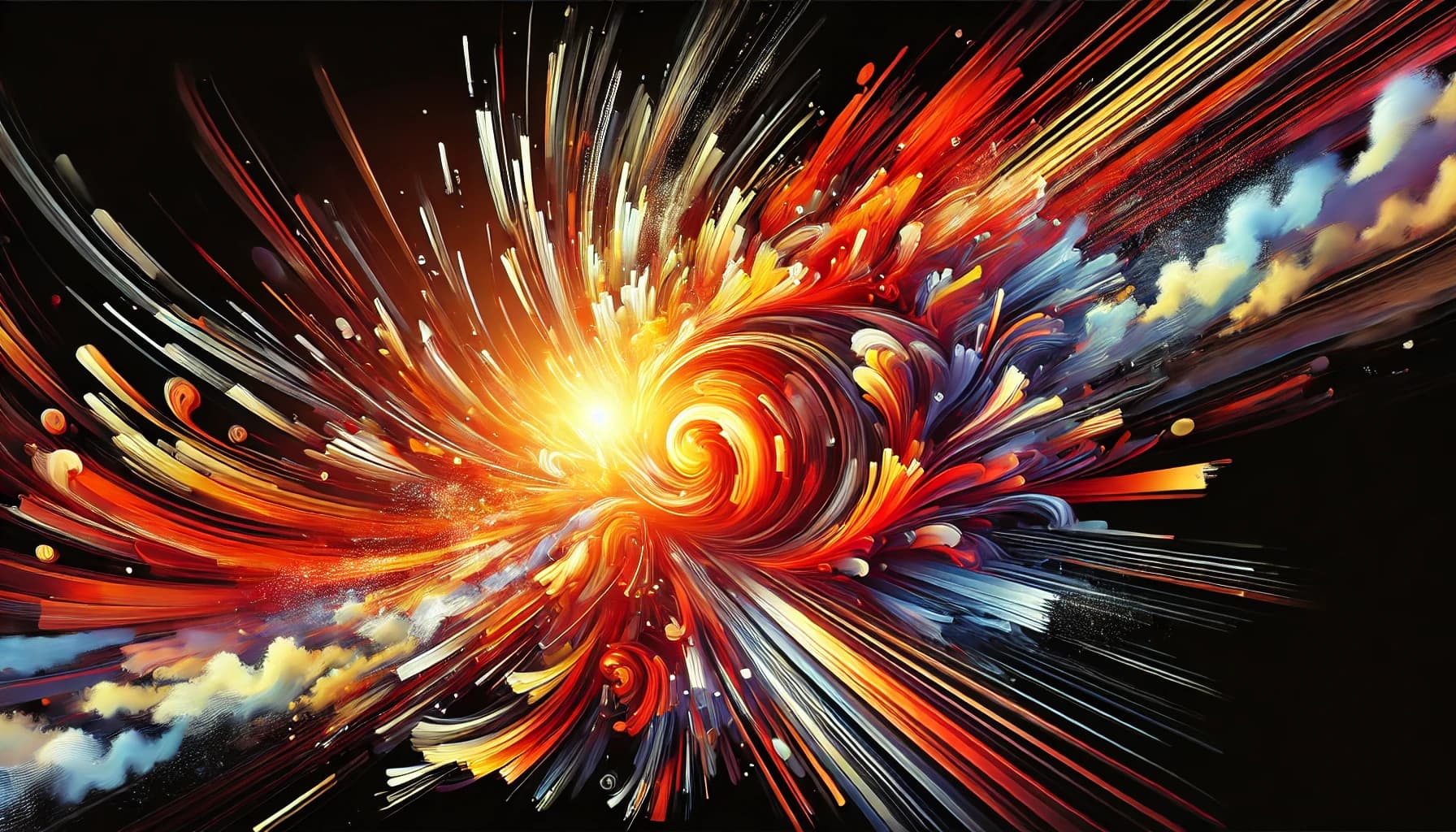 Person showing signs of mania, such as high energy and impulsive behavior