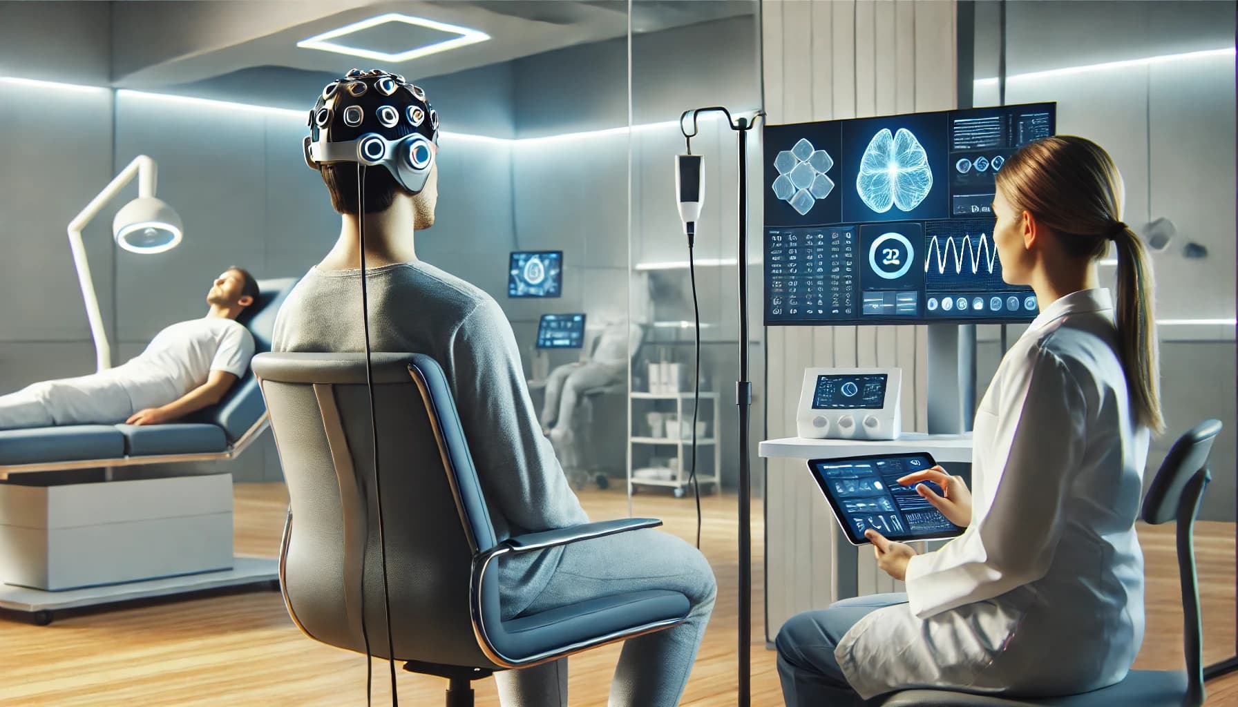 Person using a digital health tool