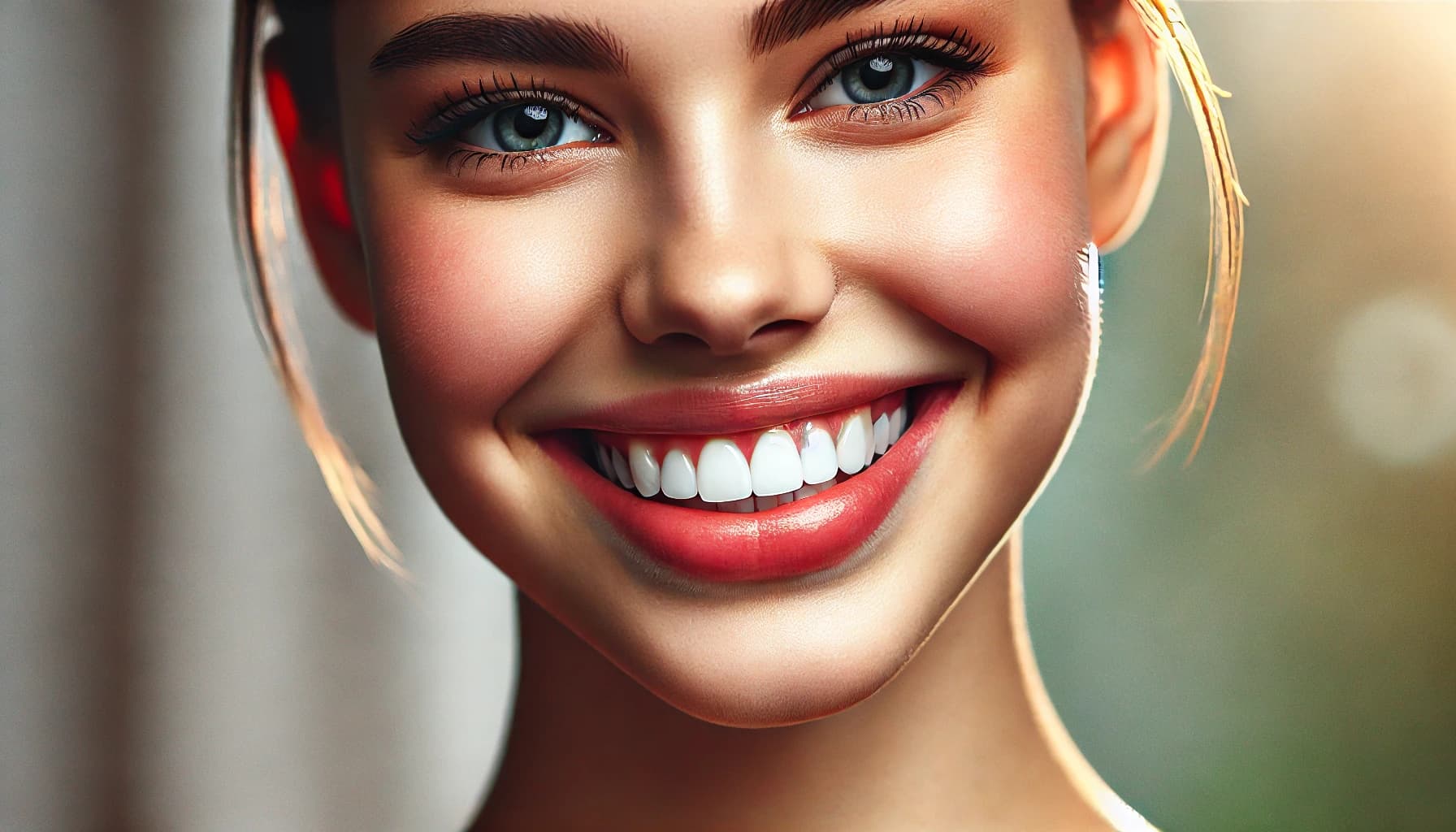 Person with a healthy, confident smile