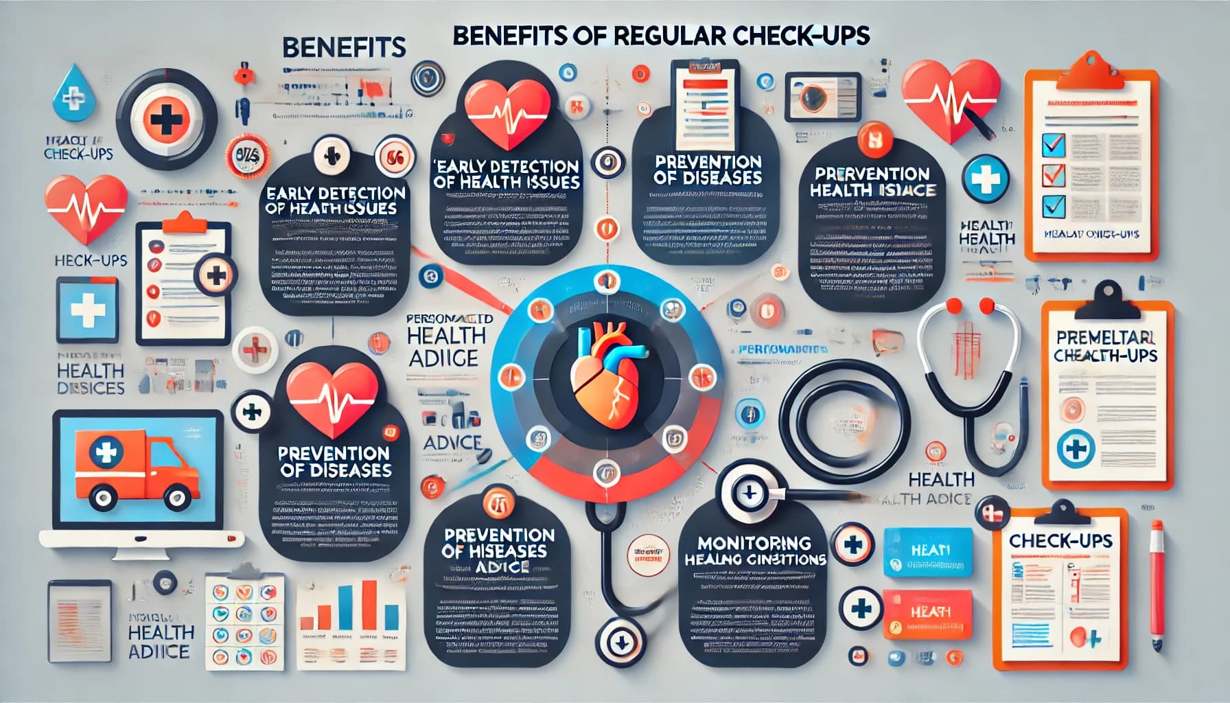 Infographic highlighting the benefits of regular check-ups