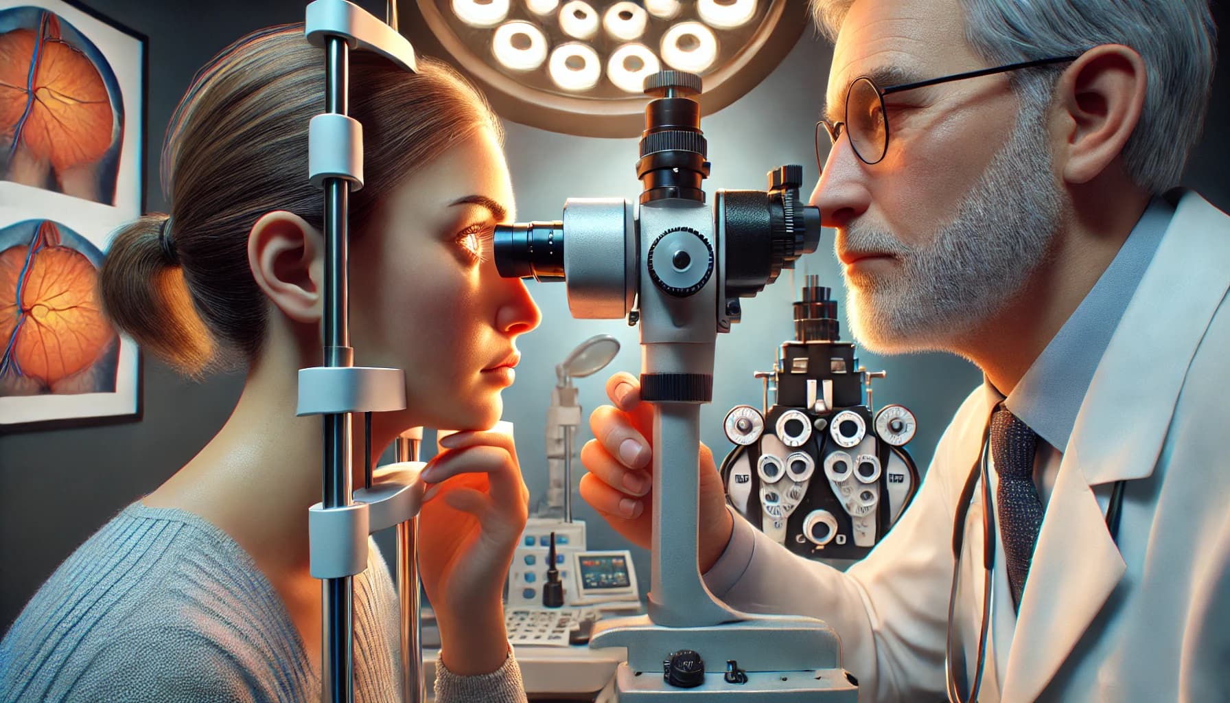 Eye exam for diabetic retinopathy