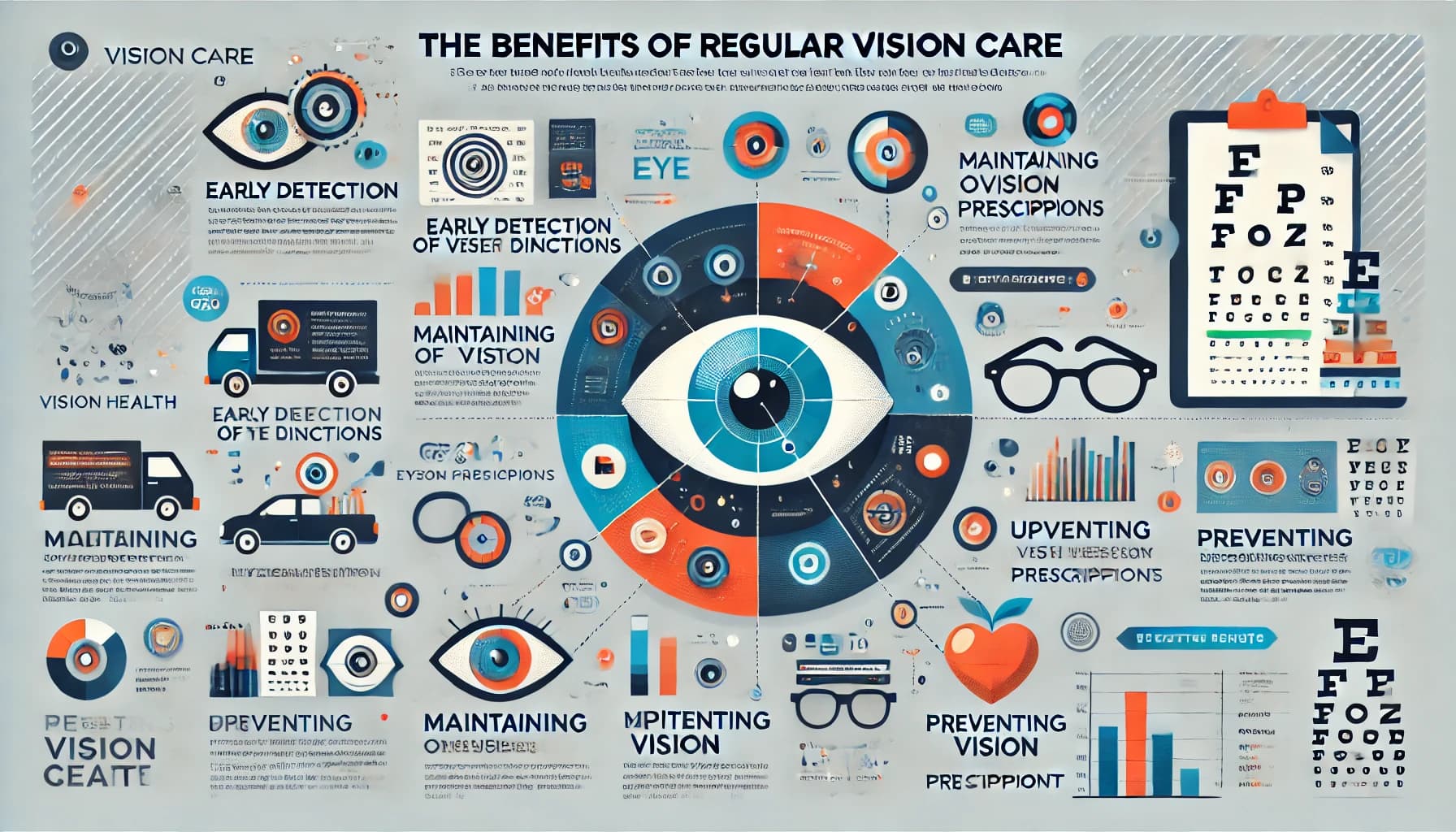 Infographic highlighting the benefits of regular vision care